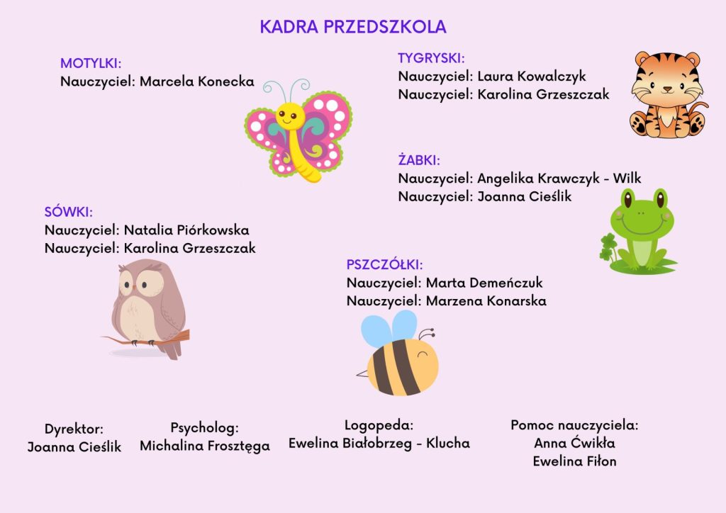 KADRA PRZEDSZKOLA